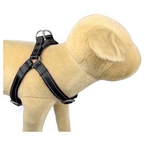 Black step in XS dog harness